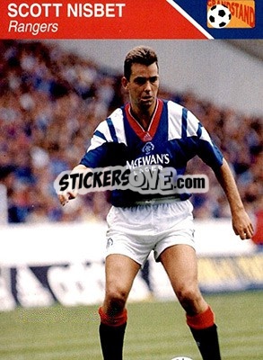 Sticker Scott Nisbet - Footballers 1993-1994 n. 151 - Grandstand