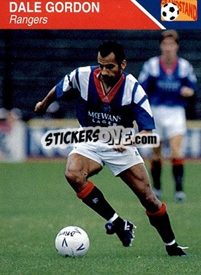 Sticker Dale Gordon - Footballers 1993-1994 n. 154 - Grandstand