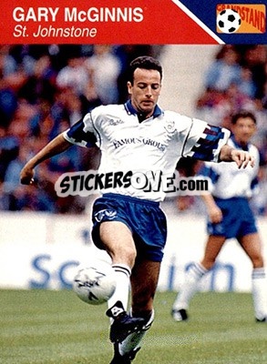 Sticker Gary McGinnis - Footballers 1993-1994 - Grandstand