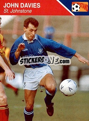 Sticker John Davies - Footballers 1993-1994 n. 159 - Grandstand