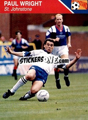 Sticker Paul Wright - Footballers 1993-1994 n. 161 - Grandstand