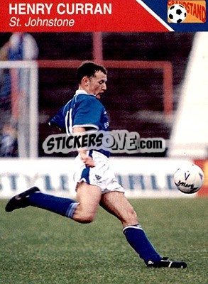 Sticker Henry Curran - Footballers 1993-1994 n. 163 - Grandstand
