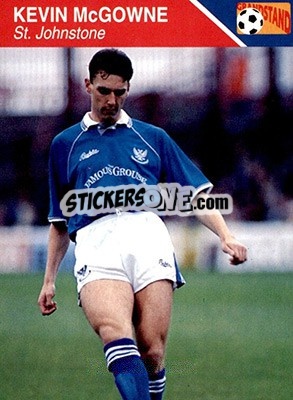 Sticker Kevin McGowne - Footballers 1993-1994 n. 165 - Grandstand