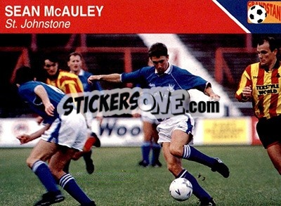 Cromo Sean McAuley - Footballers 1993-1994 - Grandstand