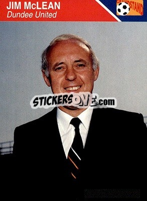 Sticker Jim McLean - Footballers 1993-1994 - Grandstand