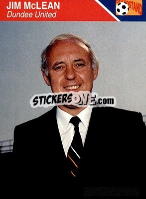 Sticker Jim McLean - Footballers 1993-1994 n. 172 - Grandstand