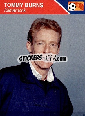 Sticker Tommy Burns - Footballers 1993-1994 - Grandstand