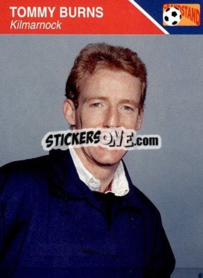 Cromo Tommy Burns - Footballers 1993-1994 - Grandstand