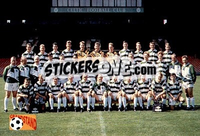 Sticker Celtic - Footballers 1993-1994 n. 182 - Grandstand