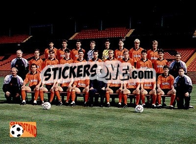 Sticker Dundee United - Footballers 1993-1994 - Grandstand