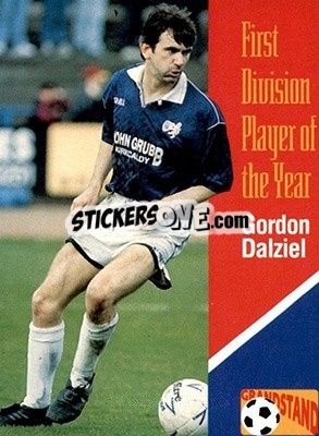 Sticker Gordon Dalziel - Footballers 1993-1994 n. 197 - Grandstand