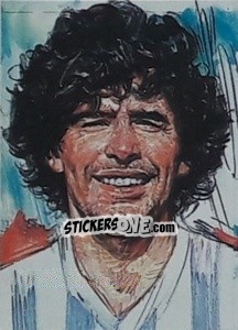 Cromo Diego Maradona - Mundial 1986 - Il Giornalino