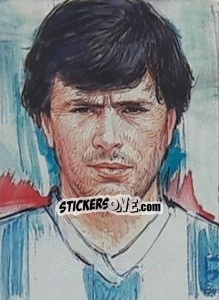 Sticker Daniel Passarella - Mundial 1986 - Il Giornalino