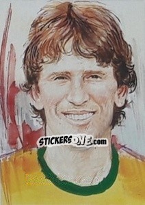 Sticker Zico - Mundial 1986 - Il Giornalino