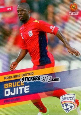 Sticker Bruce Djite - SE Products Australian A-League 2013-2014 - NO EDITOR