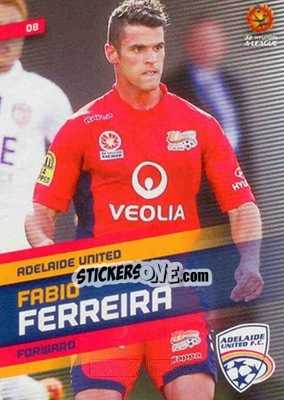 Sticker Fabio Ferreira - SE Products Australian A-League 2013-2014 - NO EDITOR