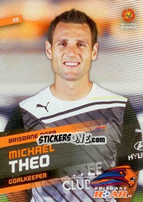 Sticker Michael Theo - SE Products Australian A-League 2013-2014 - NO EDITOR