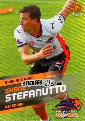 Sticker Share Stefanutto - SE Products Australian A-League 2013-2014 - NO EDITOR