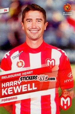Sticker Harry Kewell - SE Products Australian A-League 2013-2014 - NO EDITOR