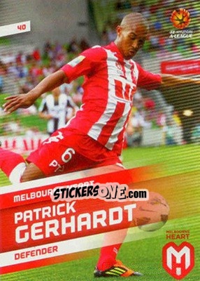 Sticker Patrick Gerhardt - SE Products Australian A-League 2013-2014 - NO EDITOR