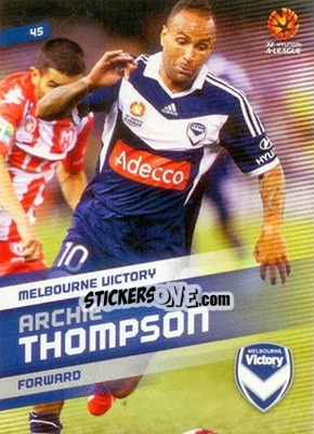 Sticker Archie Thompson - SE Products Australian A-League 2013-2014 n. 45 - NO EDITOR