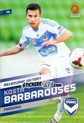 Sticker Kosta Barbarouses - SE Products Australian A-League 2013-2014 - NO EDITOR