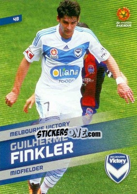 Sticker Guilherme Finkler - SE Products Australian A-League 2013-2014 - NO EDITOR
