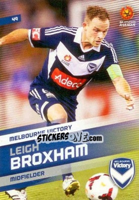 Sticker Leigh Broxham - SE Products Australian A-League 2013-2014 - NO EDITOR