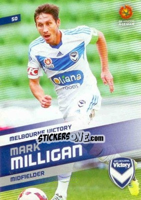 Sticker Mark Milligan - SE Products Australian A-League 2013-2014 - NO EDITOR
