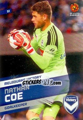 Sticker Nathan Coe - SE Products Australian A-League 2013-2014 - NO EDITOR