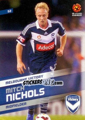 Sticker Mitch Nichols - SE Products Australian A-League 2013-2014 - NO EDITOR