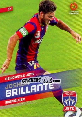 Sticker Joshua Brillante - SE Products Australian A-League 2013-2014 - NO EDITOR