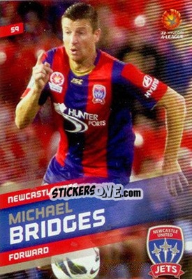 Sticker Michael Bridges - SE Products Australian A-League 2013-2014 - NO EDITOR