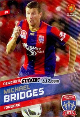 Cromo Michael Bridges - SE Products Australian A-League 2013-2014 - NO EDITOR