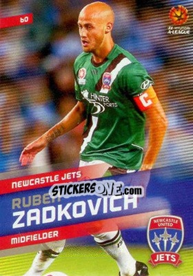 Sticker Ruben Zadkovich - SE Products Australian A-League 2013-2014 - NO EDITOR