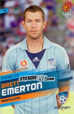 Cromo Brett Emerton - SE Products Australian A-League 2013-2014 - NO EDITOR