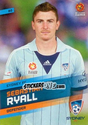 Cromo Sebastian Ryall - SE Products Australian A-League 2013-2014 - NO EDITOR