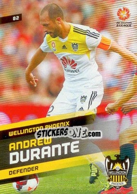 Sticker Andrew Durante - SE Products Australian A-League 2013-2014 - NO EDITOR