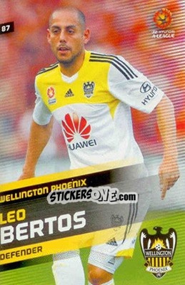 Sticker Leo Bertos - SE Products Australian A-League 2013-2014 - NO EDITOR