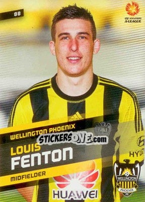 Cromo Louis Fenton - SE Products Australian A-League 2013-2014 - NO EDITOR