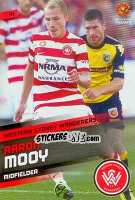 Sticker Aaron Mooy - SE Products Australian A-League 2013-2014 n. 91 - NO EDITOR