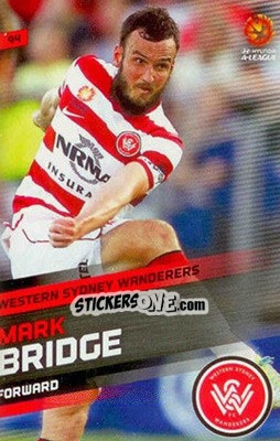 Sticker Mark Bridge - SE Products Australian A-League 2013-2014 - NO EDITOR