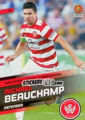 Cromo Michael Beauchamp - SE Products Australian A-League 2013-2014 - NO EDITOR