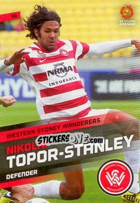 Sticker Nikolai Topor-Stanley - SE Products Australian A-League 2013-2014 - NO EDITOR
