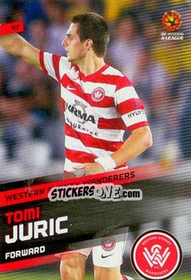 Sticker Tomi Juric - SE Products Australian A-League 2013-2014 - NO EDITOR