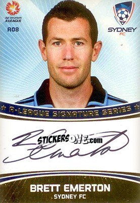 Cromo Brett Emerton - SE Products Australian A-League 2013-2014 - NO EDITOR