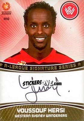 Cromo Youssouf Hersi - SE Products Australian A-League 2013-2014 - NO EDITOR