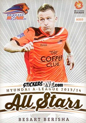 Cromo Besart Berisha - SE Products Australian A-League 2013-2014 - NO EDITOR