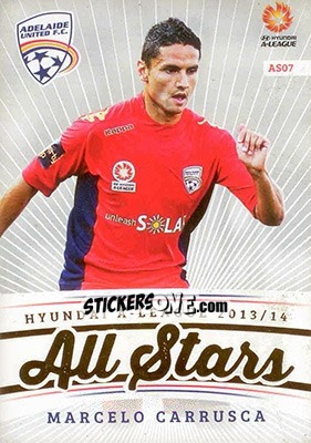 Cromo Marcelo Carrusca - SE Products Australian A-League 2013-2014 - NO EDITOR