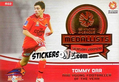 Cromo Tommy Oar - SE Products Australian A-League 2013-2014 - NO EDITOR